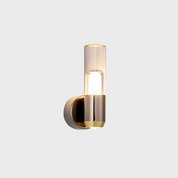 Modern Wall Sconce Lighting | Elegant Wall Lamp | Slim Wall Lights | Clear Glass Sconce Light | Stylish Cylinder Wall Fixture for Home 0