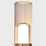 Modern Wall Sconce Lighting | Elegant Wall Lamp | Slim Wall Lights | Clear Glass Sconce Light | Stylish Cylinder Wall Fixture for Home 4