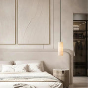 Nordic Alabaster Pendant Light | Modern Ceiling Light Fixture | Stylish Hanging Lights | Elegant Kitchen Pendant Lighting | Unique Hand Carved Lamp 4