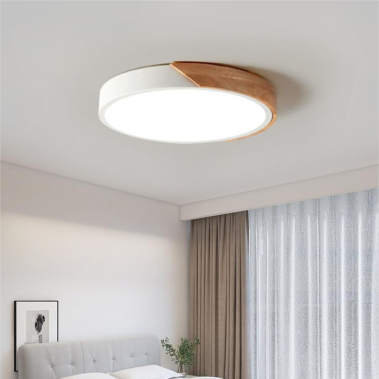 Nordic Wooden Ceiling Light | Modern LED Ceiling Lights | Cozy Ceiling Light Fixture | Minimalist Macaroon Design | Stylish Wooden Pendant Light for Home 3