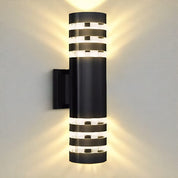 Outdoor Wall Light Sconce | Modern Exterior Wall Lights | Up and Down LED Fixture | Stylish Garden Lighting | Elegant Patio Wall Lamp 11