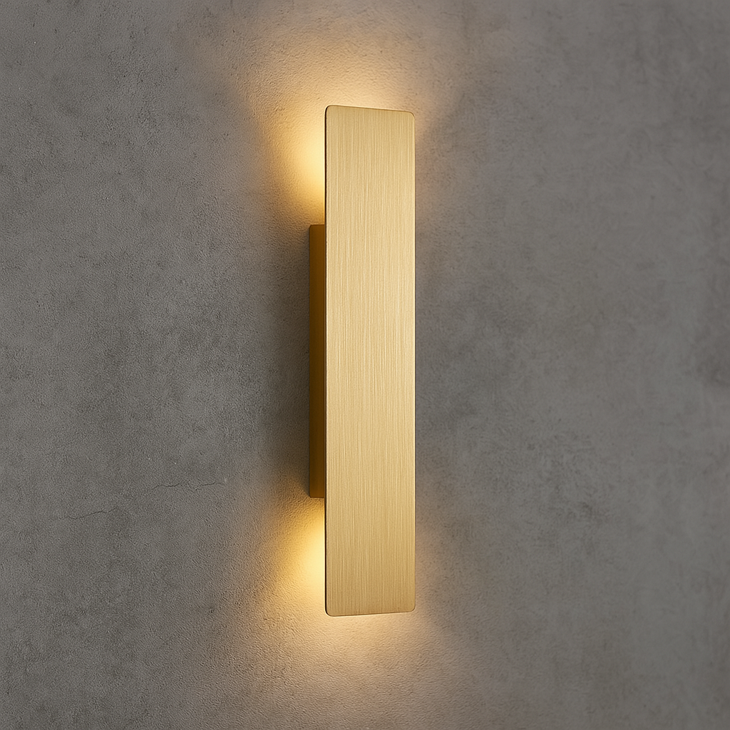 Outdoor Wall Light | Modern Outdoor Wall Lights | Weatherproof LED Wall Lantern | Exterior Wall Lights | Golden Garden Wall Light 8