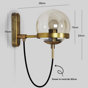 Postmodern Wall Lamp | E27 Wall Sconce Lighting | Stylish Wall Lights | Durable Iron Wall Fixture | Versatile Lighting for Home 4