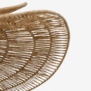 Rattan Pendant Light | Handmade Ceiling Light Fixture | Soft Illumination Hanging Lights | Natural Design Lamp | Sanur Double Layer Rattan Pendant Light 6