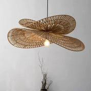 Rattan Pendant Light | Handmade Ceiling Light Fixture | Soft Illumination Hanging Lights | Natural Design Lamp | Sanur Double Layer Rattan Pendant Light 8