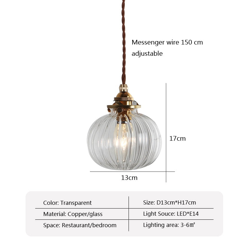 Retro Glass Pendant Light | Modern Kitchen Pendant Lighting | Stylish Hanging Lights | Dimmable Ceiling Fixture | Kaolak Pendant Light for Home 2