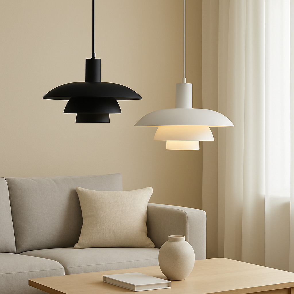 Scandinavian Pendant Light | Minimalist Kitchen Pendant Lighting | Eco-Friendly Hanging Light | Modern LED Ceiling Fixture | Irda's Danish Style Pendant Light 1