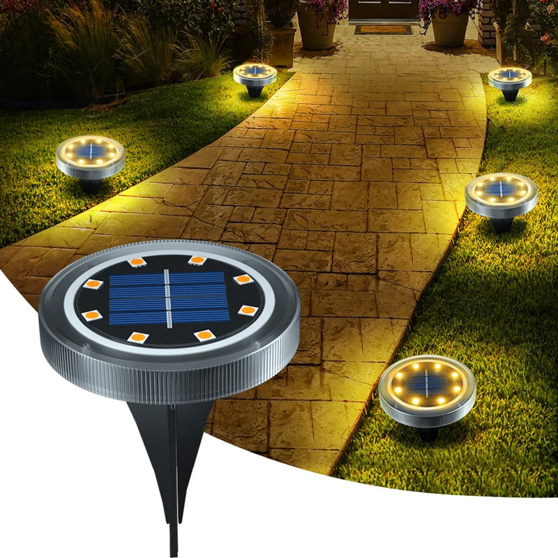 Solar Garden Lights - Waterproof LED Outdoor Lights for Eco-Friendly Illumination, 12 Hours of Light, Flexible Placement 0