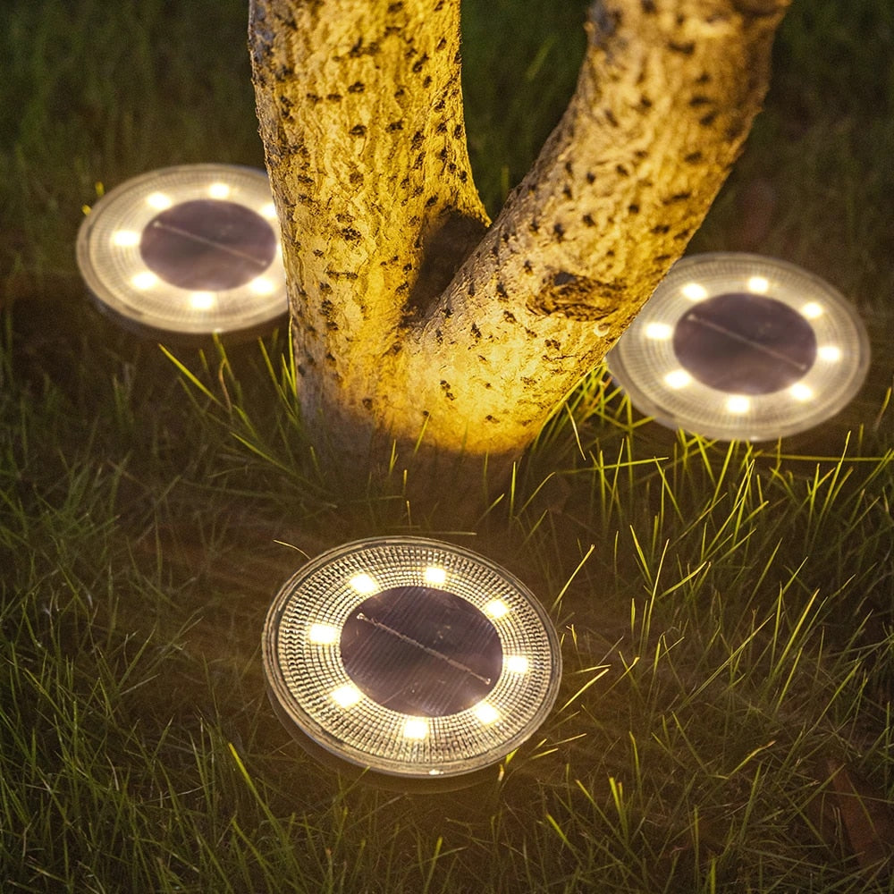 Solar Garden Lights - Waterproof LED Outdoor Lights for Eco-Friendly Illumination, 12 Hours of Light, Flexible Placement 2