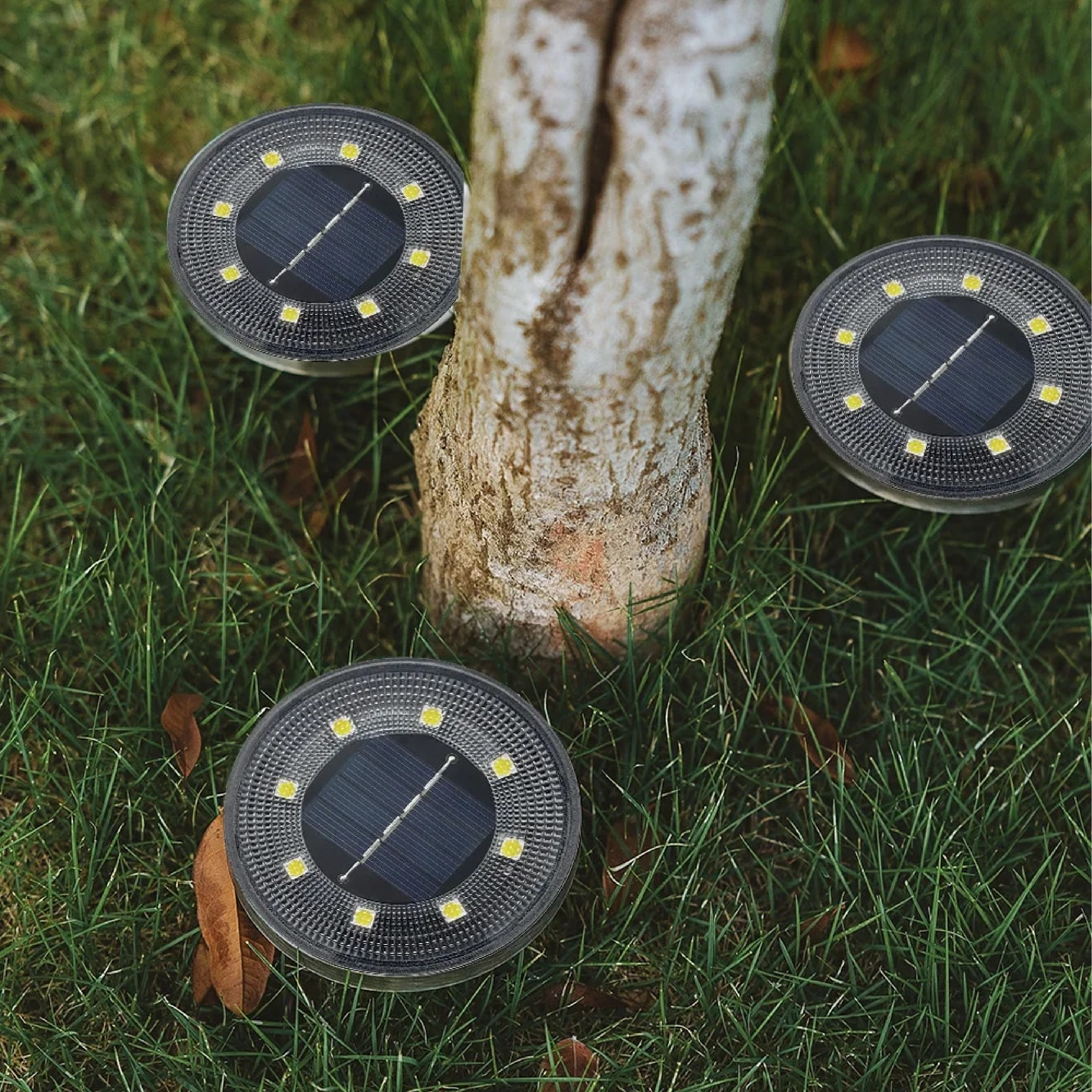 Solar Garden Lights - Waterproof LED Outdoor Lights for Eco-Friendly Illumination, 12 Hours of Light, Flexible Placement 4