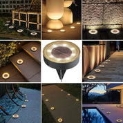 Solar Garden Lights - Waterproof LED Outdoor Lights for Eco-Friendly Illumination, 12 Hours of Light, Flexible Placement 5