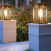 Solar Garden Lights – Weather-Resistant Solar-Powered Pillar Lamp with LED Motion Detector for Outdoor Use 5