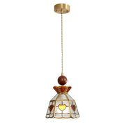 Tiffany Stained Glass Pendant Light | Vintage Kitchen Pendant Lighting | Elegant Glass Hanging Lights | Unique Decorative Ceiling Fixture | Stylish Tiffany Pendant Lamp 10