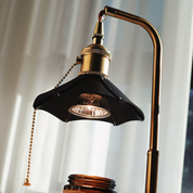 Vintage Wood Table Lamp | Aromatherapy Bedside Lamp | Elegant Desk Light | Wooden Table Lamps for Living Room | Serene Atmosphere Lamp 2