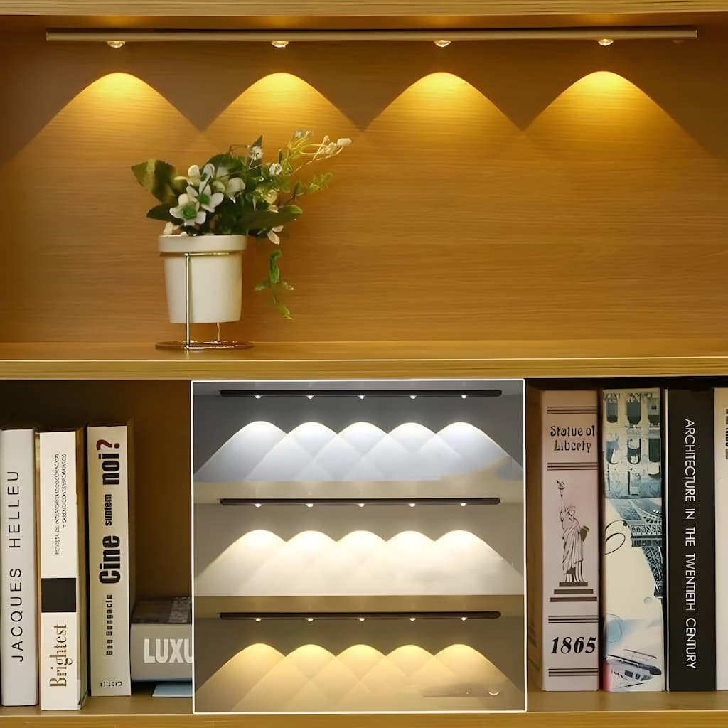 Wireless LED Motion Sensor Lamp | Cordless Rechargeable Lights | Adjustable Brightness Wireless Wall Lights | Smart Energy-Saving Fixture | Modern Wireless Lamp for Home 1