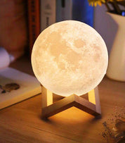 3D Moon Night Light | LED Rechargeable Lamp | Remote Control Mood Light | Color Changing Table Lamp | Unique Home Decor Gift 2