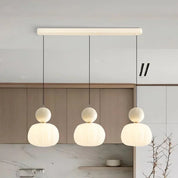 Art Deco Pendant Light | Elegant Kitchen Pendant Lighting | Cream Hanging Fixture | Modern Ceiling Light | Stylish Bauhaus Design 10