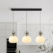 Art Deco Pendant Light | Elegant Kitchen Pendant Lighting | Cream Hanging Fixture | Modern Ceiling Light | Stylish Bauhaus Design 14