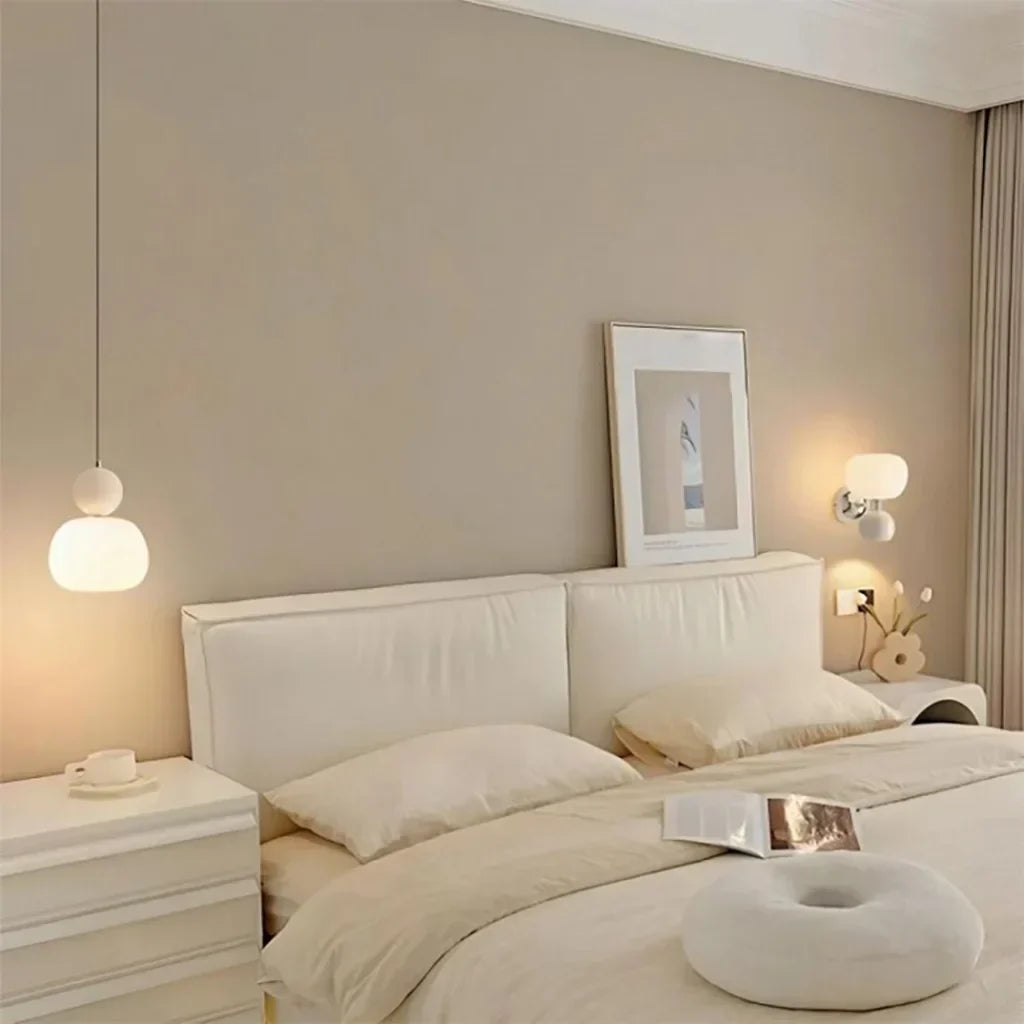 Art Deco Pendant Light | Elegant Kitchen Pendant Lighting | Cream Hanging Fixture | Modern Ceiling Light | Stylish Bauhaus Design 5