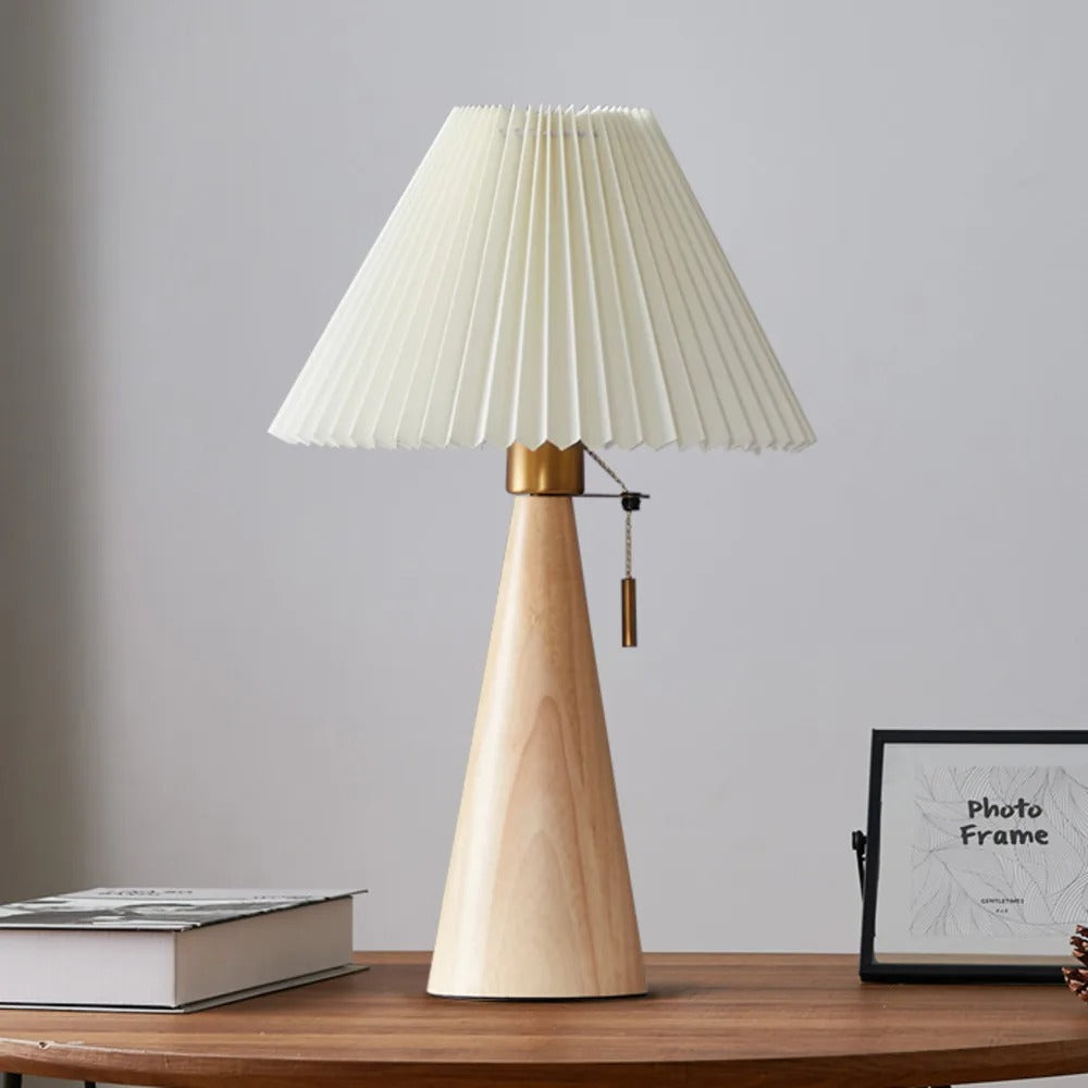 Astoria | Elegant Bedside Table Lamp with Fabric Shade and E27 LED Bulb 0