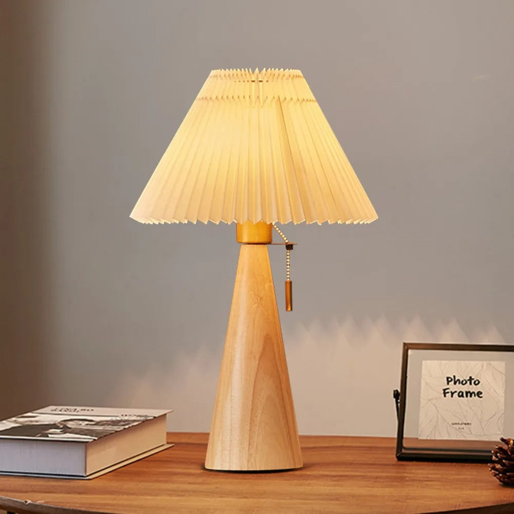 Astoria | Elegant Bedside Table Lamp with Fabric Shade and E27 LED Bulb 2