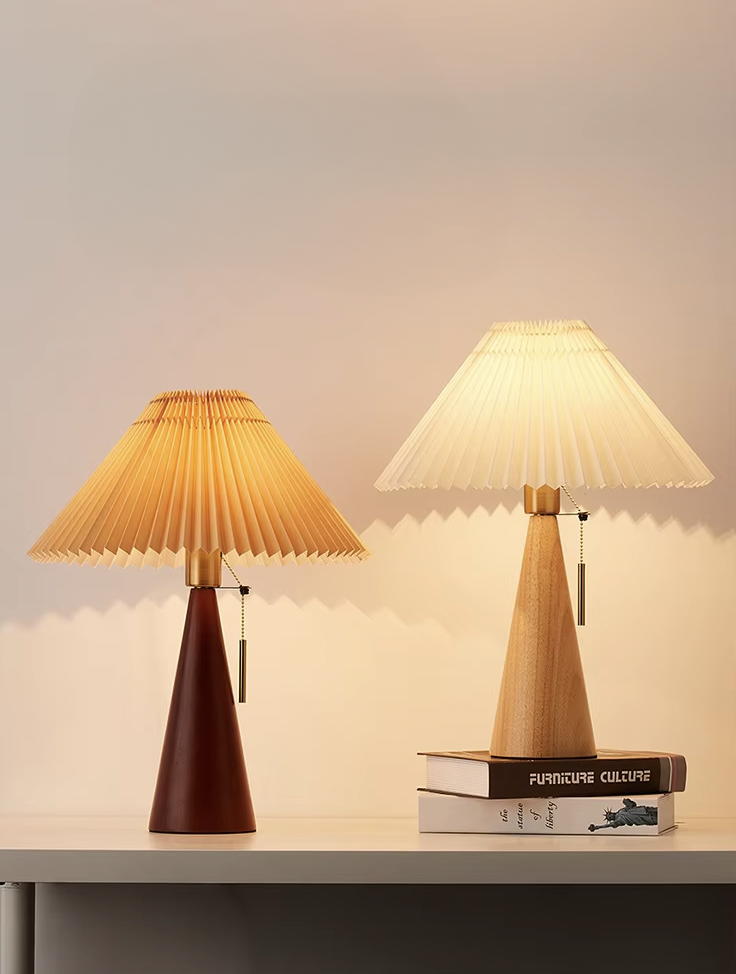 Astoria | Elegant Bedside Table Lamp with Fabric Shade and E27 LED Bulb 7