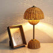 Bamboo LED Table Lamp with USB Power – Eco-Friendly Bedside and Desk Lamp for Bedroom Ambiance 0