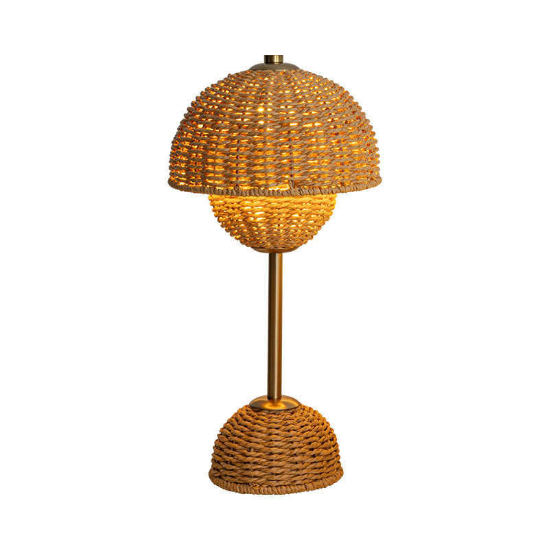 Bamboo LED Table Lamp with USB Power – Eco-Friendly Bedside and Desk Lamp for Bedroom Ambiance 7