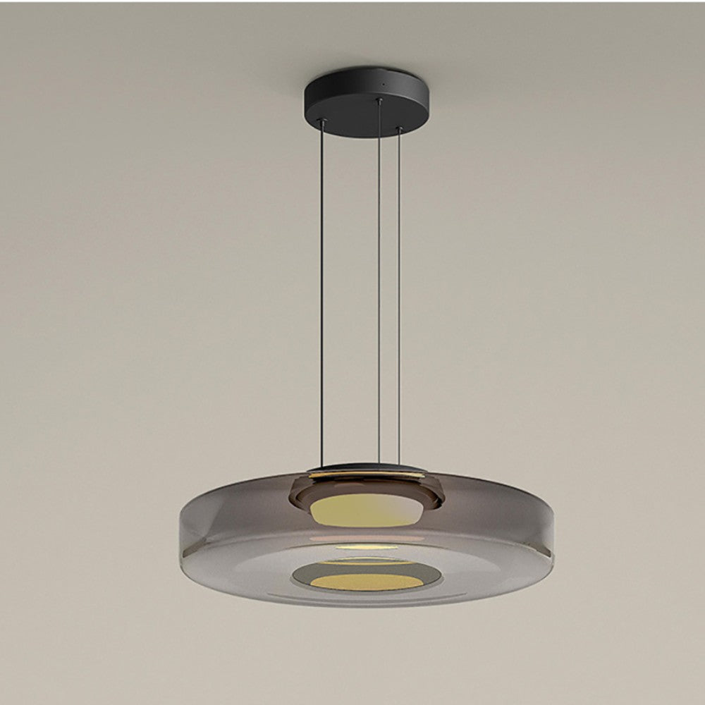 Bauhaus Glass Pendant Light | Modern Kitchen Island Lighting | Stylish Hanging Fixture | Adjustable LED Pendant Light | Elegant Home Decor 0
