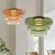 Bauhaus Glass Pendant Light | Modern Kitchen Island Lighting | Stylish Hanging Fixture | Adjustable LED Pendant Light | Elegant Home Decor 1