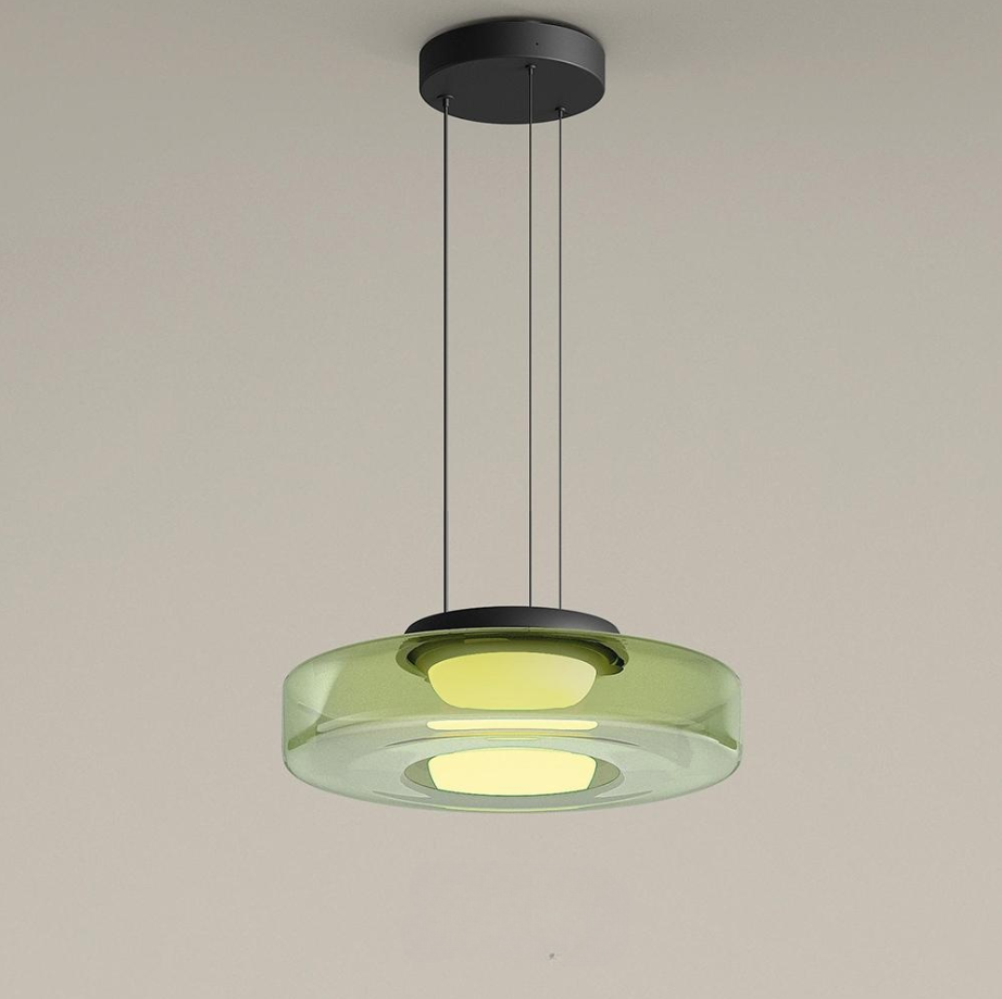 Bauhaus Glass Pendant Light | Modern Kitchen Island Lighting | Stylish Hanging Fixture | Adjustable LED Pendant Light | Elegant Home Decor 10