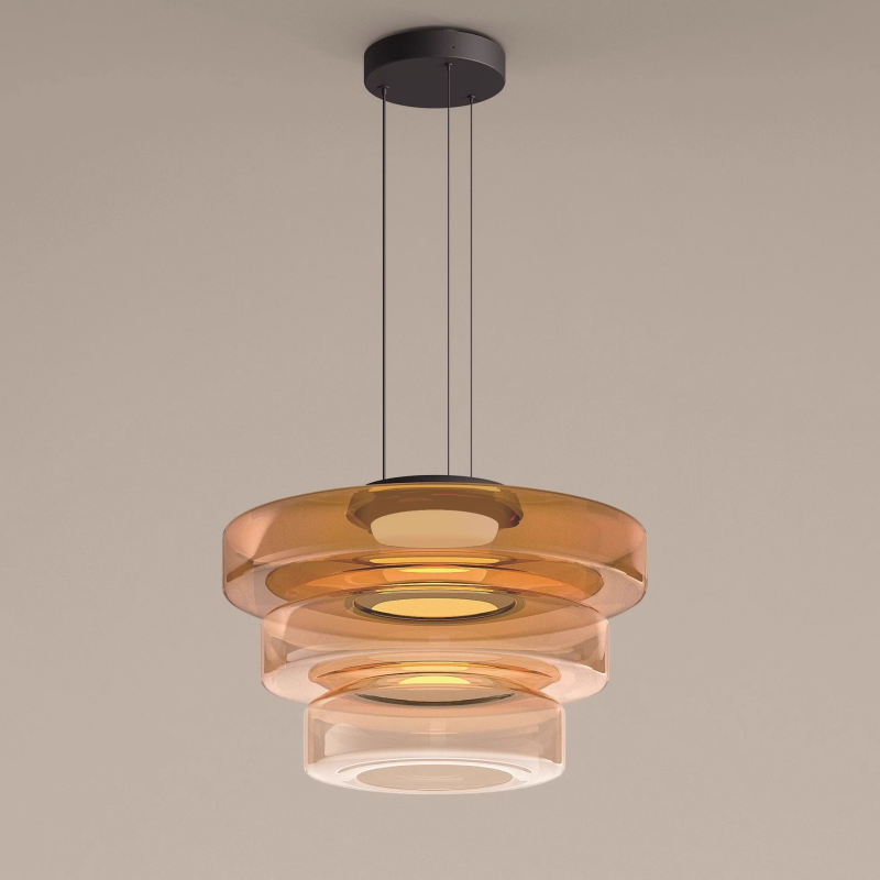 Bauhaus Glass Pendant Light | Modern Kitchen Island Lighting | Stylish Hanging Fixture | Adjustable LED Pendant Light | Elegant Home Decor 2