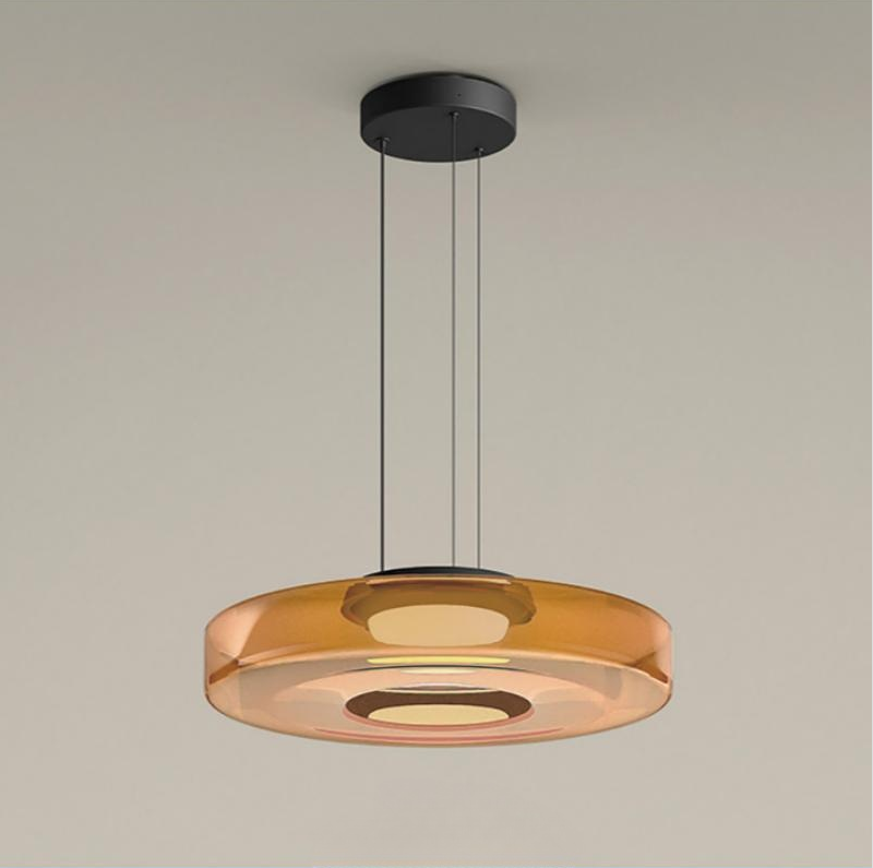 Bauhaus Glass Pendant Light | Modern Kitchen Island Lighting | Stylish Hanging Fixture | Adjustable LED Pendant Light | Elegant Home Decor 6