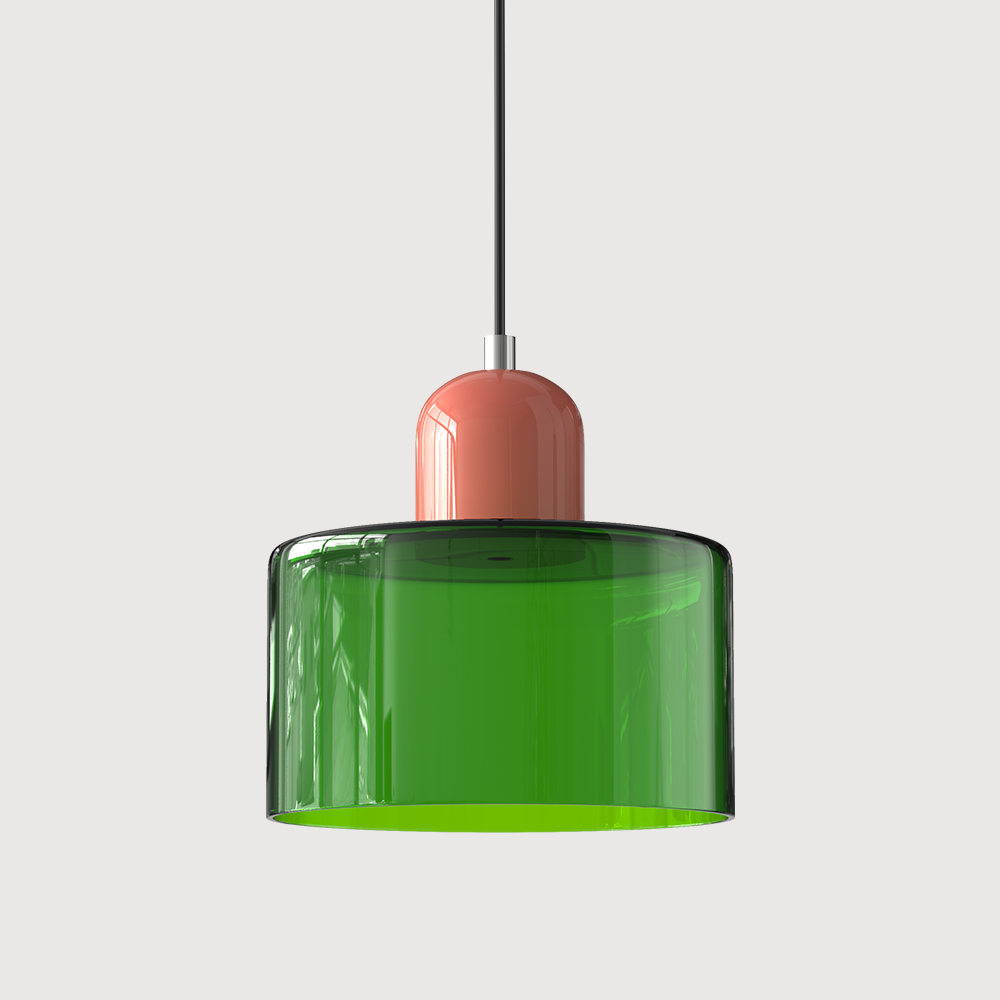 Bauhaus Pendant Light | Geometric Glass Pendant Lighting | Modern Ceiling Light Fixture | Stylish Hanging Lights | Creative LED Pendant Lamp 17