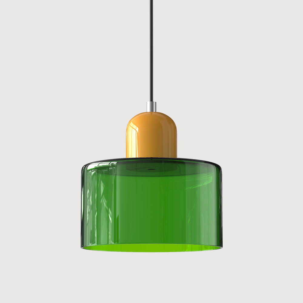 Bauhaus Pendant Light | Geometric Glass Pendant Lighting | Modern Ceiling Light Fixture | Stylish Hanging Lights | Creative LED Pendant Lamp 22