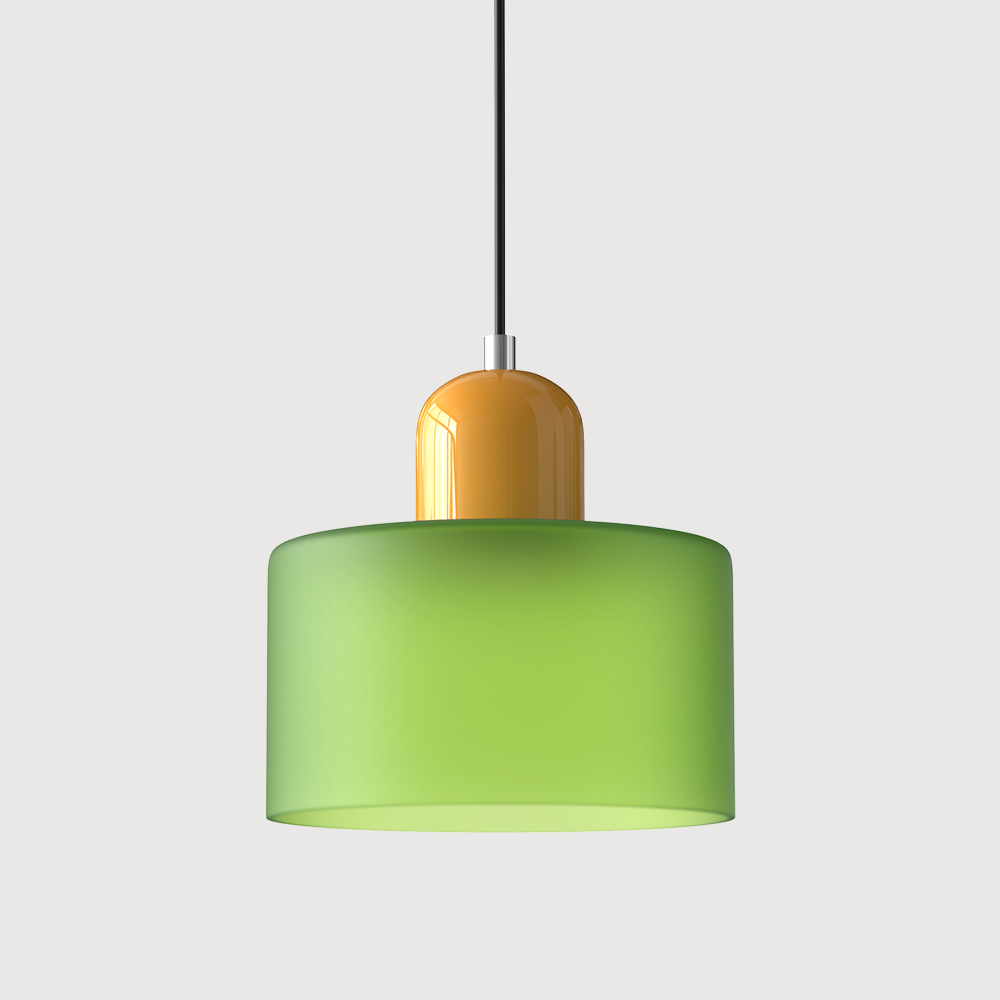 Bauhaus Pendant Light | Geometric Glass Pendant Lighting | Modern Ceiling Light Fixture | Stylish Hanging Lights | Creative LED Pendant Lamp 32
