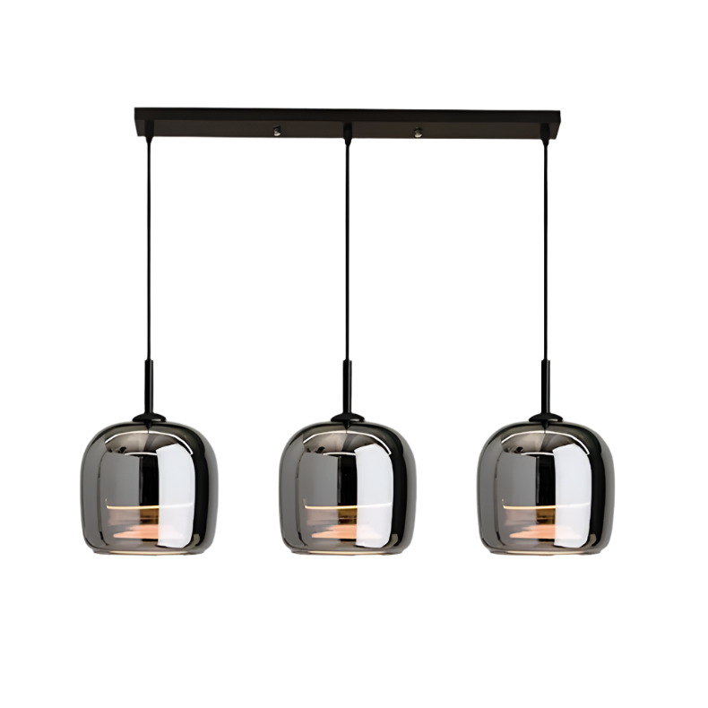 Black Pendant Light | Kitchen Island Lighting Fixture | Modern Glass Pendant Lighting | Elegant Ceiling Light | Nordic Black Glass Chandelier 10
