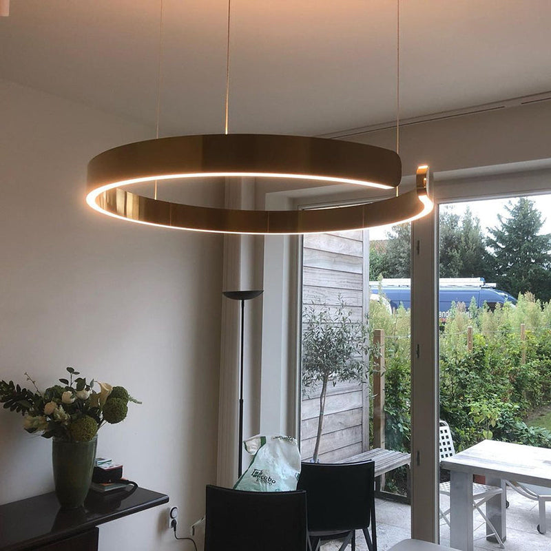 Black Pendant Light | Modern Hanging Lights | Kitchen Pendant Lighting | Elegant LED Ceiling Fixture | Stylish Minimalist Pendant for Home 1