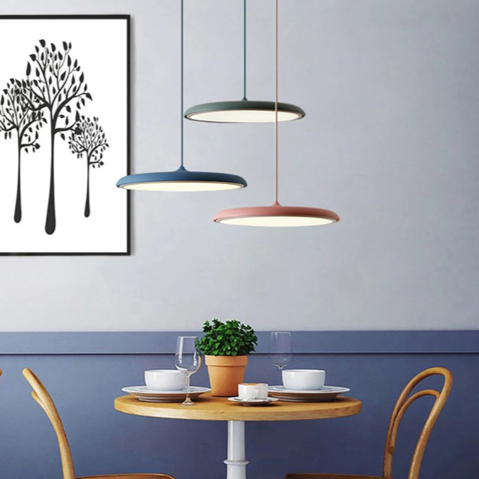 Black Pendant Light | Modern Kitchen Pendant Lighting | Minimalist LED Ceiling Fixture | Elegant Scandinavian Pendant | Stylish Home Lighting 3
