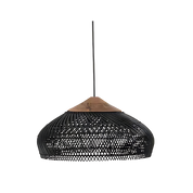 Bohemian Rattan Pendant Light | Handwoven Ceiling Light Fixture | Vintage Hanging Lights | Adjustable Bamboo Pendant | Natural Rattan Home Decor 0