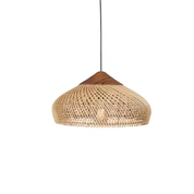 Bohemian Rattan Pendant Light | Handwoven Ceiling Light Fixture | Vintage Hanging Lights | Adjustable Bamboo Pendant | Natural Rattan Home Decor 9