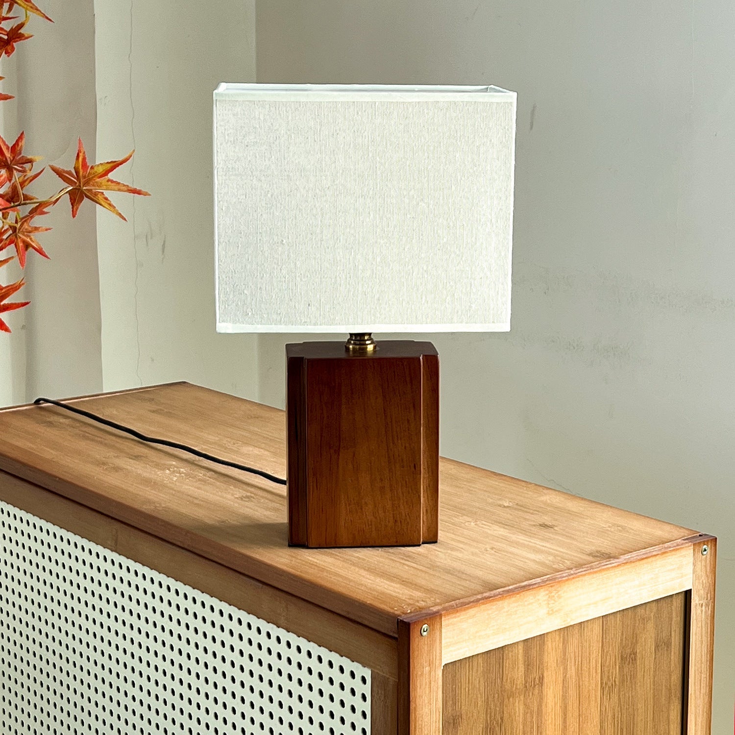 Boho Table Lamp | Japanese Bedside Lamp | Minimalist Bedroom Light | Bamboo Bedside Table Lamp | Elegant Ambient Light for Home 6