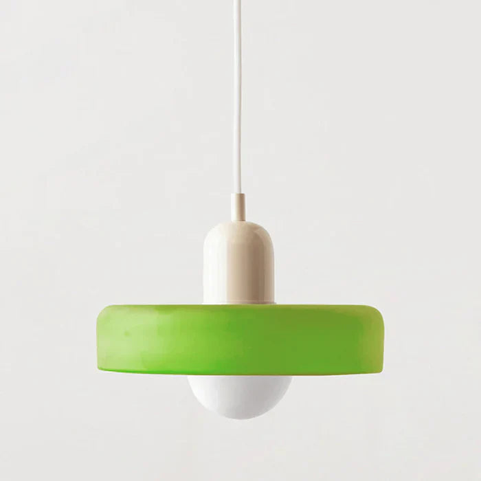 Colorful Glass Pendant Light – Modern Adjustable Height Kitchen Pendant Lighting for Dining and Living Spaces 13
