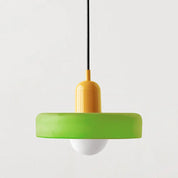 Colorful Glass Pendant Light – Modern Adjustable Height Kitchen Pendant Lighting for Dining and Living Spaces 14