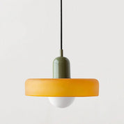 Colorful Glass Pendant Light – Modern Adjustable Height Kitchen Pendant Lighting for Dining and Living Spaces 17