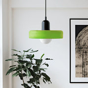 Colorful Glass Pendant Light – Modern Adjustable Height Kitchen Pendant Lighting for Dining and Living Spaces 18