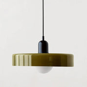 Colorful Glass Pendant Light – Modern Adjustable Height Kitchen Pendant Lighting for Dining and Living Spaces 3