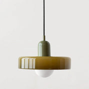 Colorful Glass Pendant Light – Modern Adjustable Height Kitchen Pendant Lighting for Dining and Living Spaces 4