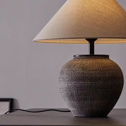 Contemporary Table Lamp | Elegant Bedroom Lamps | Stylish Bedside Table Lamps | Modern Lighting for Living Room | Sculptural Ceramic Lamp 2