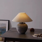 Contemporary Table Lamp | Elegant Bedroom Lamps | Stylish Bedside Table Lamps | Modern Lighting for Living Room | Sculptural Ceramic Lamp 3